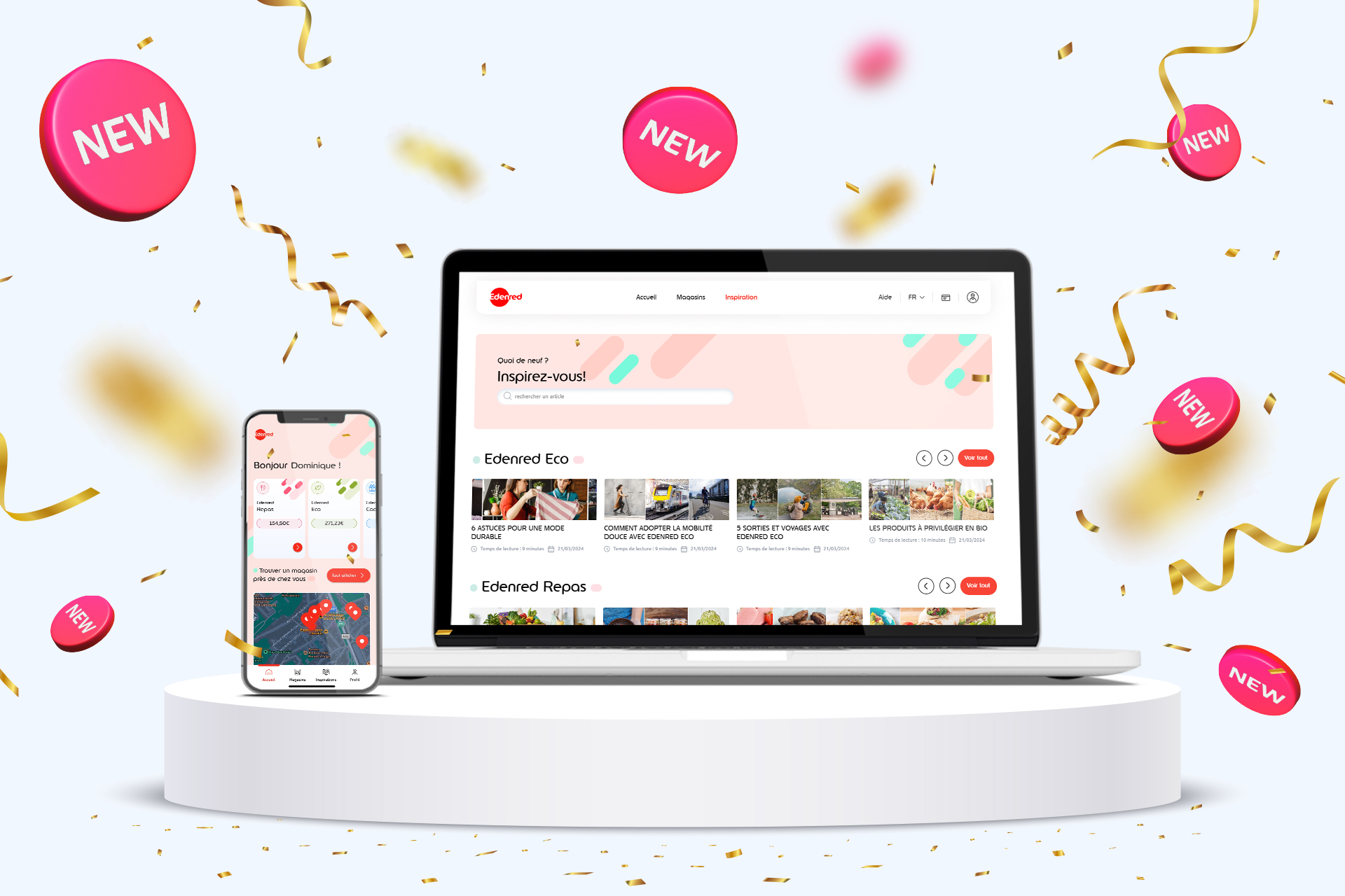 MyEdenred sur ordinateur ou application mobile