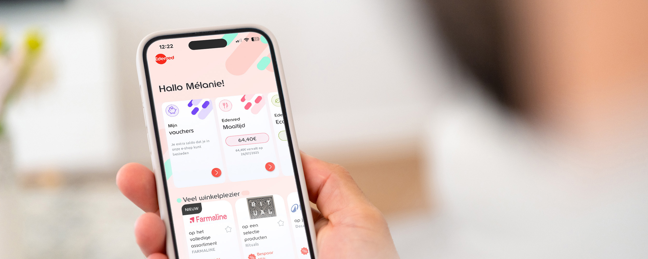 discounts, myedenred, smartphone, edenred voordelen