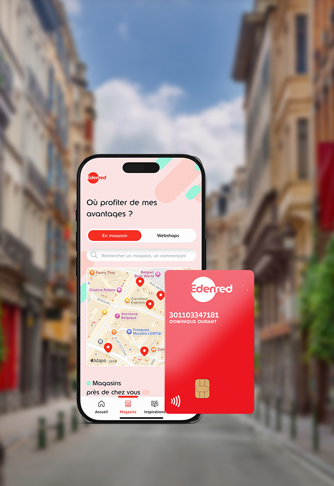 Les produits proposés sont durables, dotés d’un label écologique, fabriqués à base de matériaux recyclés et visent ainsi à réduire notre empreinte carbone. Grâce à Edenred Ecoshop, utiliser ses Edenred Eco n'aura jamais été aussi facile. Il vous suffit de trouver le produit qui vous convient, de le commander et d’utiliser vos Edenred Eco. C'est facile, rapide et entièrement sécurisé !