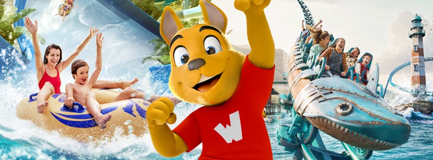 Plaisir aquatique tropical avec toboggans et bien-être pour tous les âges.