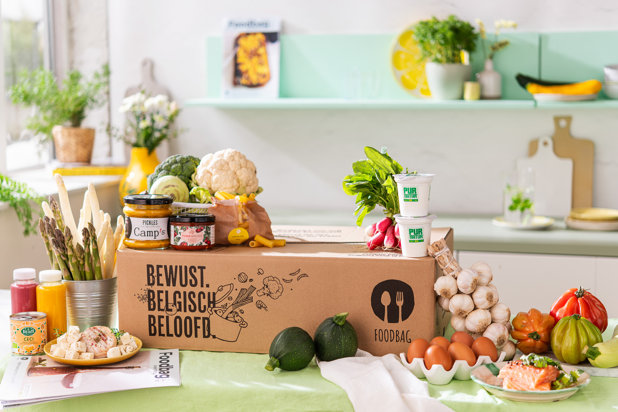 Livraison de box repas belge à domicile.