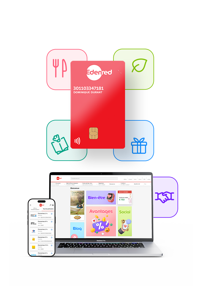 5 solutions Edenred dédiées au service public