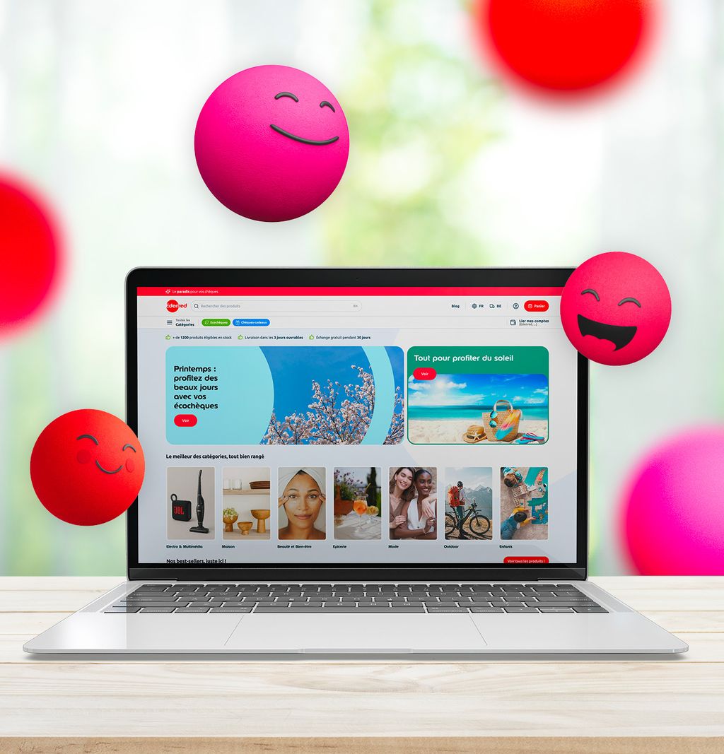 Edenred Ecoshop, c’est l’eshop 100 % dédié aux achats éco-responsables où payer en ligne avec vos éco-chèques Edenred. Une nouvelle tenue de yoga ? une trottinette pour enfant ? des produits d’entretien écologiques ? Achetez-les en ligne dans notre Ecoshop avec vos éco-chèques Edenred Eco ! On y trouve forcément son bonheur parmi les centaines de produits écoresponsables.