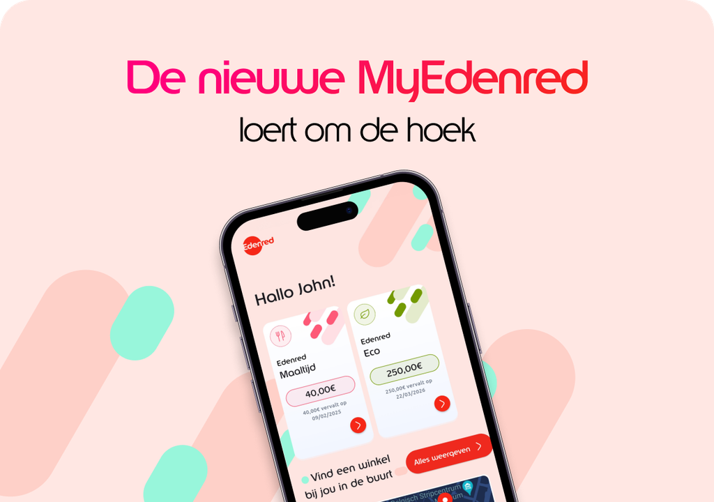 Smartphone mobiele app MyEdenred