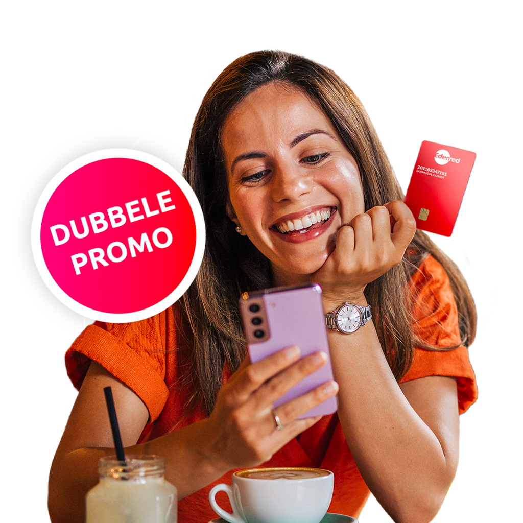 Profiteer nu van 50% korting gedurende de eerste 6 maanden en je Edenred-kaarten gratis!