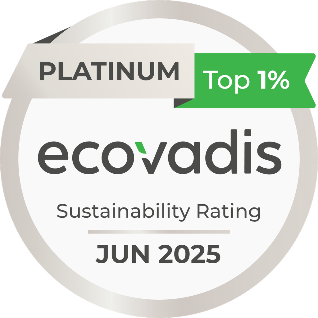 Edenred België is het enige bedrijf in de sector van de extralegale voordelen in België dat de EcoVadis Platina-medaille heeft ontvangen, een erkenning die het bedrijf in de top 1% van de best beoordeelde bedrijven ter wereld plaatst op het gebied van sociale en milieuprestaties.